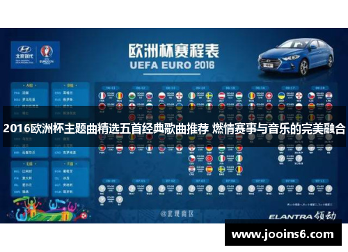 2016欧洲杯主题曲精选五首经典歌曲推荐 燃情赛事与音乐的完美融合 2016欧洲杯主题曲精选五首经典歌曲推荐 燃情赛事与音乐的完美融合